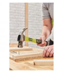 Ryobi Молоток столярный RHHCC450 450г магнитный держатель рукоятка стекловолокно