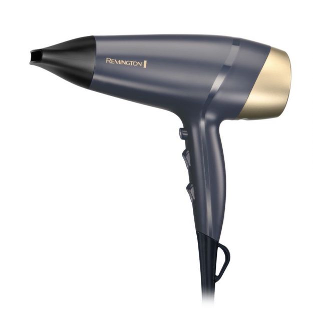 Remington Фен Sapphire Luxe , 2200Вт, режимов-3, дифузор, иониз-я, хол. обдув, сапфировый