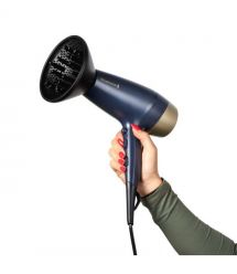 Remington Фен Sapphire Luxe , 2200Вт, режимов-3, дифузор, иониз-я, хол. обдув, сапфировый