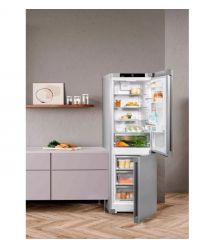 Liebherr Холодильник с нижн. мороз., 185.5x59.7х67.5, холод.отд.-225л, мороз.отд.-94л, 2дв., А++, NF, диспл внутр., серый