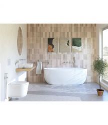 Deante Смеситель для биде Silia, с гигиеническим душем, матовая сталь