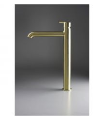 Deante Смеситель для раковины Silia, дл. излива - 185мм, неповоротный, 1 рычаг, брашованое золото