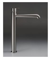 Deante Смеситель для раковины Silia, дл. излива - 185мм, неповоротный, 1 рычаг, титан