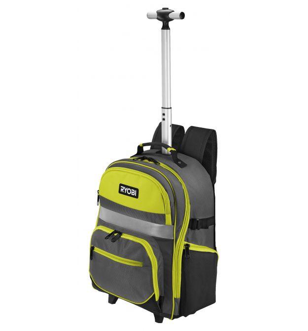 Ryobi Рюкзак для инструмента RSSBP2, 25л, на колесиках, телескопическая ручка, полиэстер 600D