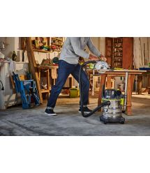 Ryobi Пылесос аккумуляторный профессиональный ONE+ R18WDV-0 18В 82Вт 11.4кПа контейнер 18л 4.7кг (без АКБ и ЗУ)