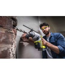 Ryobi Перфоратор аккумуляторный RSDS18X-1C40S, SDS-plus, ONE+ 18В НР, акб 1х4А•ч, 4Дж, 4 режима, 3.2кг