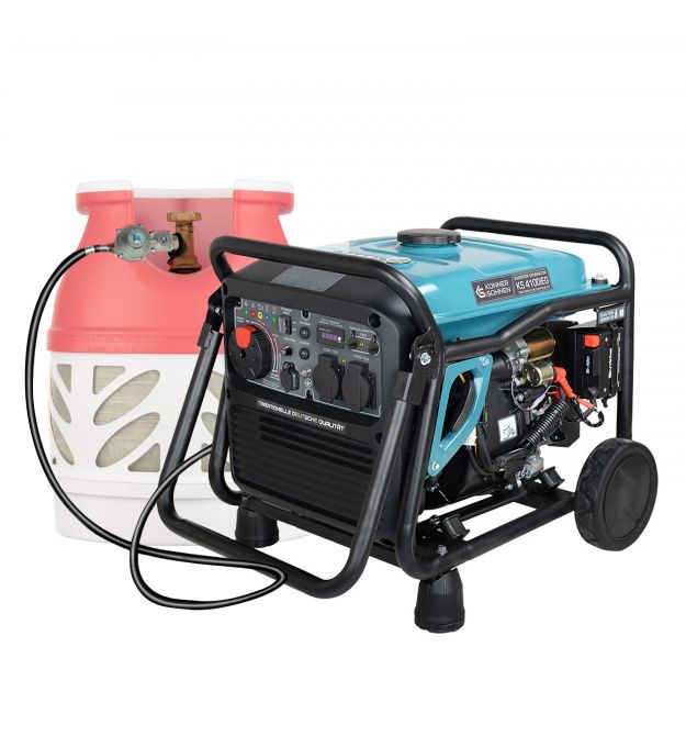 Könner & Söhnen Генератор газо-бензиновый инверторный KS 4100iEG, 230В, 4.0кВт, электростартер, 38кг