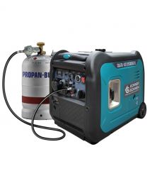 Könner & Söhnen Генератор газово-бензиновый инверторный KS 5500iEG S, 230В, 5.5кВт, электростартер, 52.5кг