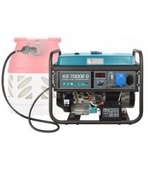 Könner & Söhnen Генератор газово-бензиновый KS 7000E G, 230В, 5.5кВт, электростартер, 77.2кг