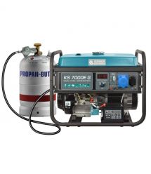 Könner & Söhnen Генератор газово-бензиновый KS 7000E G, 230В, 5.5кВт, электростартер, 77.2кг