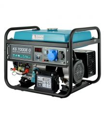 Könner & Söhnen Генератор газово-бензиновый KS 7000E G, 230В, 5.5кВт, электростартер, 77.2кг