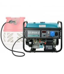 Könner & Söhnen Генератор газово-бензиновый KS 9000E G, 230В, 6.5кВт, электростартер, 83.0кг