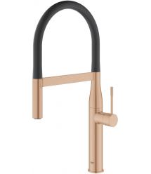 Grohe Смеситель для кухни Essence, дл.излива - 240мм, поворотный/гибкий, 1 рычаг, матовый теплый закат