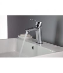 Deante Смеситель для раковины Agawa, дл. излива - 120мм, неповоротный, 1 рычаг, хром