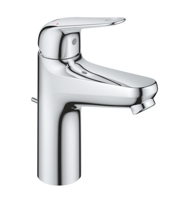 Grohe Смеситель для раковины Swift M дл. излива - 116мм, неповоротный, 1 рычаг, хром