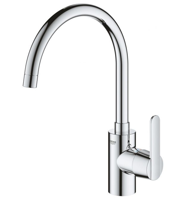 Grohe Смеситель для кухни Get дл.излива - 224мм, поворотный, 1 рычаг, хром