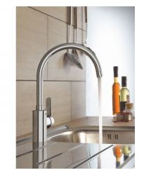Grohe Смеситель для кухни Get дл.излива - 224мм, поворотный, 1 рычаг, хром