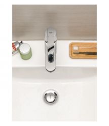 Grohe Смеситель для раковины Get S дл. излива - 90мм, неповоротный, 1 рычаг, хром