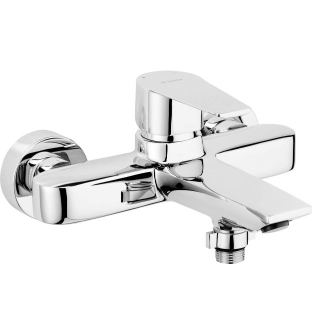 Deante Смеситель для ванны Agawa, дл. излива - 178.5мм, неповоротный, 1 рычаг, хром