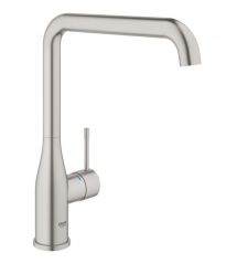 Grohe Смеситель для кухни Accent, дл.излива - 220мм, поворотный, 1рычаг, супер сталь