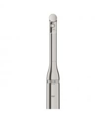 Grohe Смеситель для кухни Accent Smart Control, дл.излива - 201мм, поворотный/вытяжной, вентиль/кнопка, супер сталь