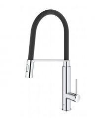 Grohe Смеситель для кухни Viamo, дл.излива - 235мм, поворотный/гибкий, 1рычаг, хром