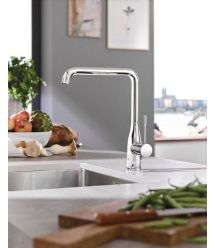 Grohe Смеситель для кухни Accent, дл.излива - 220мм, поворотный, 1рычаг, хром