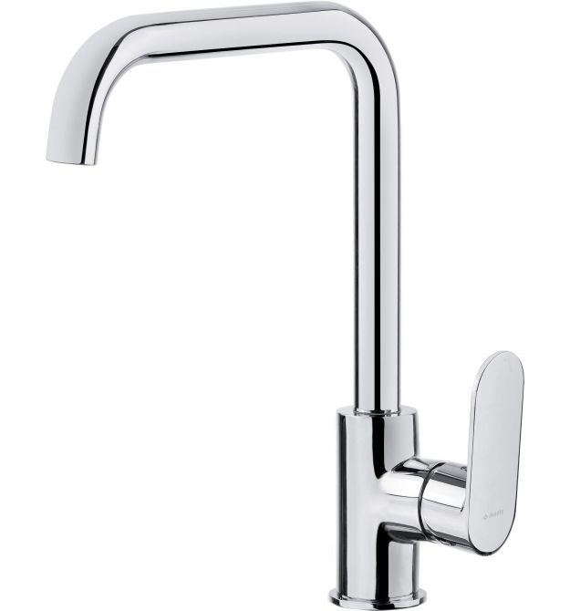 Deante Смеситель для кухни Alpinia, дл.излива - 198мм, поворотный, 1 рычаг, хром