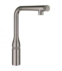 Grohe Смеситель для кухни Essence Smart Control, дл.излива - 199мм, поворотный/вытяжной, вентиль/кнопка, матовый графит