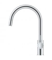 Grohe Смеситель для кухни BauClassic, дл.излива - 215мм, поворотный, 1рычаг, хром