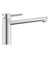 Grohe Смеситель для кухни BauClassic, дл.излива - 222мм, поворотный, 1рычаг, хром