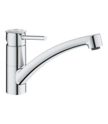 Grohe Смеситель для кухни BauClassic, дл.излива - 231мм, поворотный, 1рычаг, хром