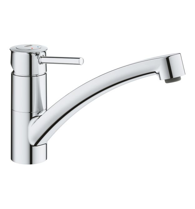 Grohe Смеситель для кухни BauClassic, дл.излива - 231мм, поворотный, 1рычаг, хром