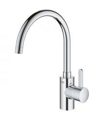 Grohe Смеситель для кухни Via Cosmo, дл.излива - 224мм, поворотный, 1рычаг, хром