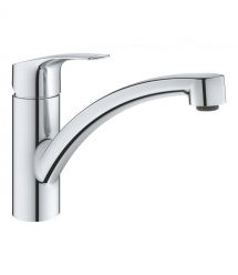 Grohe Смеситель для кухни Via, дл.излива - 227мм, поворотный, 1рычаг, хром