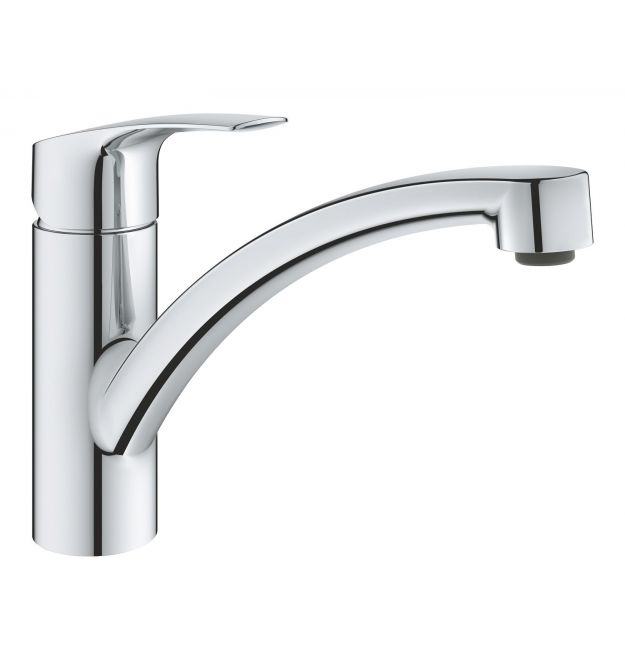 Grohe Смеситель для кухни Via, дл.излива - 227мм, поворотный, 1рычаг, хром