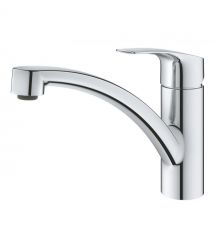 Grohe Смеситель для кухни Via, дл.излива - 227мм, поворотный, 1рычаг, хром
