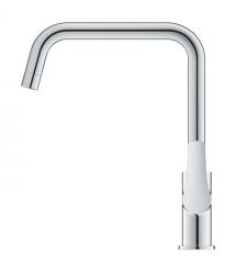 Grohe Смеситель для кухни Via, дл.излива - 228мм, поворотный, 1рычаг, хром