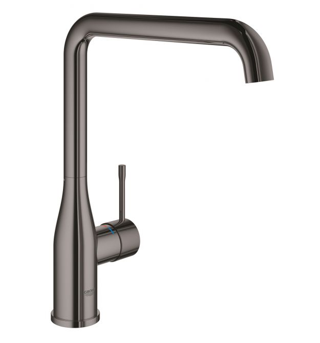 Grohe Смеситель для кухни Essence, дл.излива - 220мм, поворотный, 1рычаг, графит
