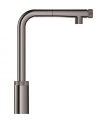 Grohe Смеситель для кухни Minta Smart Control, дл.излива - 199мм, поворотный/вытяжной, вентиль/кнопка, графит