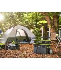 Ryobi Ящик модульный для инструмента Link RSL201, на колесиках, телескопическая ручка, 39х57х49.5см, пластик