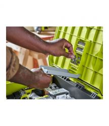 Ryobi Ящик модульный для инструмента Link RSL201, на колесиках, телескопическая ручка, 39х57х49.5см, пластик