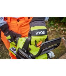 Ryobi Перчатки рабочие RAC258XL, козья кожа, защита от порезов, р.XL, черно-желтый