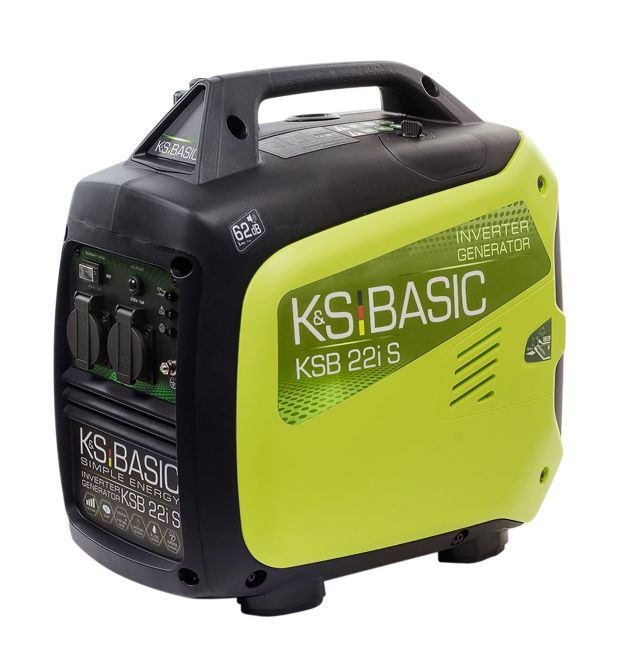 Könner & Söhnen Генератор инверторный бензиновый KSB 22i S, 230В, 2.0кВт, ручной запуск, 15.6кг
