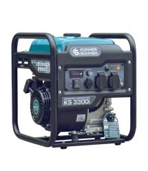 Könner & Söhnen Генератор инверторный бензиновый KS 3300i, 230В, 3.3кВт, ручной запуск, 25.5кг