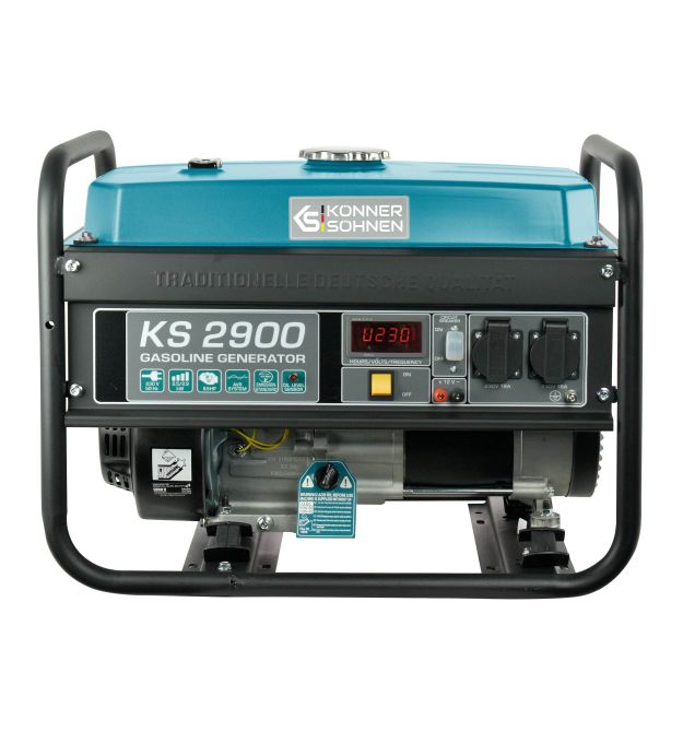Könner & Söhnen Генератор бензиновый KS 2900, 230В, 2.9кВт, ручной запуск, 41.5кг