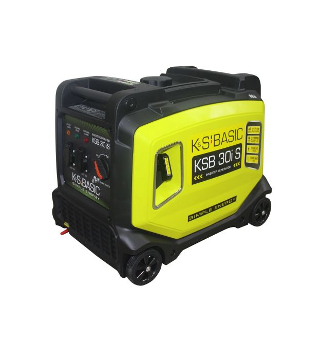 Könner & Söhnen Генератор инверторный бензиновый KSB 30i S, 230В, 3.3кВт, ручной старт, 40кг