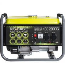 Könner & Söhnen Генератор бензиновый KSB 2800C, 230В, 2.8кВт, ручной запуск, 36.6кг