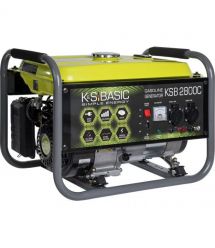 Könner & Söhnen Генератор бензиновый KSB 2800C, 230В, 2.8кВт, ручной запуск, 36.6кг