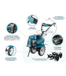 Könner & Söhnen Культиватор бензиновый KS 7HP-950S, 7л.с, 80кг